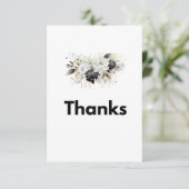 フローラサンキューカード – 平空白のらな(片側) サンキューカード (スタンド正面)