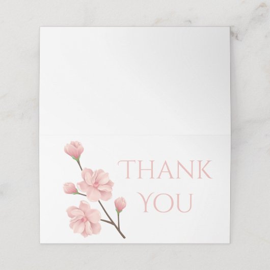 フローラサンキューピンクさくらんぼ花パーティー プレイスカード (外部開封)