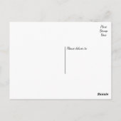 フローラサンキューピンク牡丹花 ポストカード (裏面)