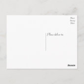 フローラサンキューピンク、イエローガーベラデイジー花 ポストカード (裏面)