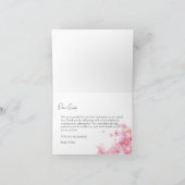 フローラサンク結婚スカード サンキューカード (内部)