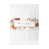 フローラサンセット結婚式招待状ベリーバンド 招待状ベリーバンド (正面例)