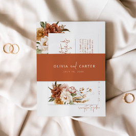 フローラサンセット結婚式招待状ベリーバンド 招待状ベリーバンド