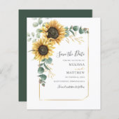 フローラサンフラワーユーカリ日付予算を保存 (正面/裏面)