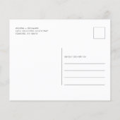 フローラサンフラワーユーカリ結婚ズバジェット招待状 (裏面)