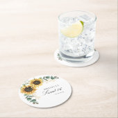 フローラサンフラワーユーカリ16thバースデーパーティー ラウンドペーパーコースター (インサイチュ)