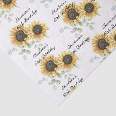 フローラサンフラワーユーカリ60誕生日カスタム 薄葉紙 (詳細)