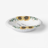 フローラサンフラワーユーカリ60thバースデーパーティー ペーパーボウル (傾斜あり)