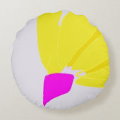 フローラサンライズイラストレーションラウンドピロー ラウンドクッション (裏面)