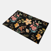 フローラサーフェスパターン – ファッション水彩春 ドアマット (アングル)