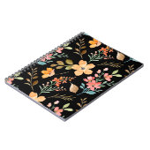 フローラサーフェスパターン – ファッション水彩春 ノートブック (左側)