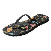 フローラサーフェスパターン – ファッション水彩春 ビーチサンダル (アングル)