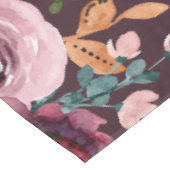 フローラサーフェスパターン – ファッション水色カラフル テーブルクロス (アングル)