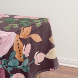 フローラサーフェスパターン – ファッション水色カラフル テーブルクロス