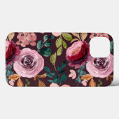 フローラサーフェスパターン – ファッション水色カラフル Case-Mate iPhoneケース (裏面 (横))