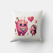 フローラザモンスタフレンドリーー装飾用クッション クッション (裏面)