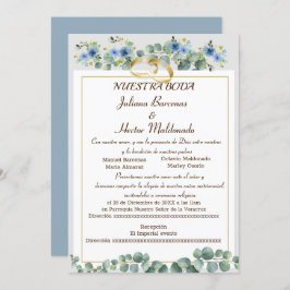 フローラシアンブルーヌエストラボーダ 招待状