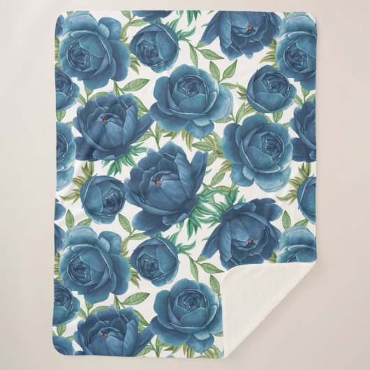 フローラシェルパ毛布 シェルパブランケット (正面)