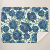 フローラシェルパ毛布 シェルパブランケット (正面(横))