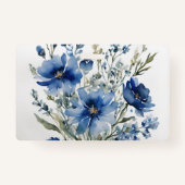 フローラシクラシカルッパーソナライズされたカスタマイズク バッジ (裏面)