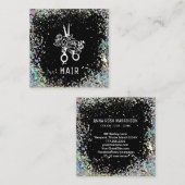 *～*フローラシザーズレインボーグリッターAP6 スクエア名刺 (正面/裏面)