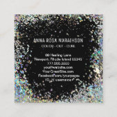 *～*フローラシザーズレインボーグリッターAP6 スクエア名刺 (裏面)