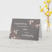 フローラシスター結婚式おめでとう カード (黄色い花)