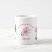 フローラシックエレガントブルネットBridesmaid提案 コーヒーマグカップ (中央)