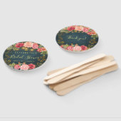 フローラシックバラブライダルシャワー歓迎 ハンドファン (組立なし)