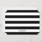 フローラシックベビーシャワー招待状/シャンパン 招待状 (裏面)