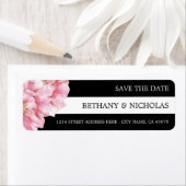 フローラシック日付の保存差出人住所ラベル ラベル (インサイチュ)