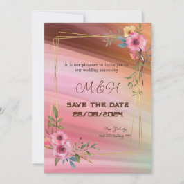 フローラシック結婚式招待状 招待状