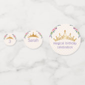 フローラシック誕生日デザイン コンフェッティ (正面)
