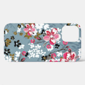 フローラシック：小さな花の背景 Case-Mate iPhoneケース (裏面 (横))