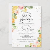 フローラシトラスディベデンスメインスクイズブライダルシャワー 招待状 (正面)