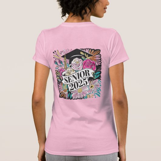 フローラシニアシャツ2025フィットTシャツ Tシャツ (裏面)