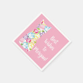 フローラシフトドレスパーソナライズされたパーティーナプキン スタンダードカクテルナプキン (角)