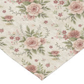 フローラシャビーシックなテーブルランナーコテージデコール ロングテーブルランナー (コーナー)