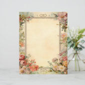 フローラシャビーシックジャンクジャーナルヴィンテージ紙 (スタンド正面)