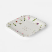 フローラシャワモダンーの緑の果実の昆虫 ペーパープレート (傾斜あり)