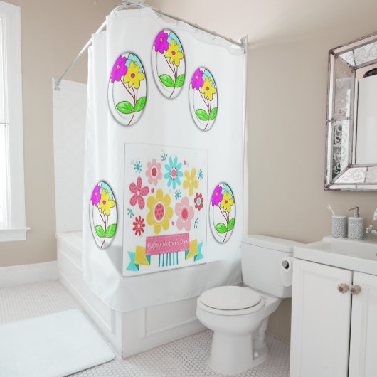 フローラシャワーカーテン シャワーカーテン (インサイチュ)