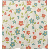 フローラシャワーカーテン シャワーカーテン (正面)