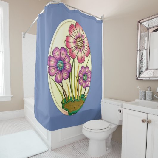 フローラシャワーカーテン シャワーカーテン (インサイチュ)