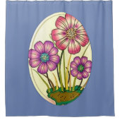 フローラシャワーカーテン シャワーカーテン (正面)