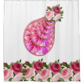 フローラシャワーカーテン シャワーカーテン (正面)