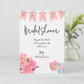 フローラシャワー招待 招待状 (スタンド正面)
