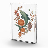 フローラシャーク調和-自然&海フュージョンアート フォトブロック (右)