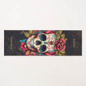 フローラシュガースカルキンセアニェラ誕生日 ヨガマット (正面(横))