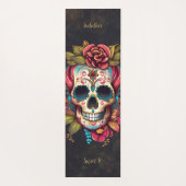 フローラシュガースカルスウィート16誕生日 ヨガマット (裏面)