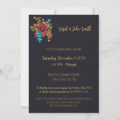 フローラシュガースカルスウィート16誕生日 招待状 (裏面)